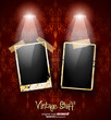 Antique distressed photoframes