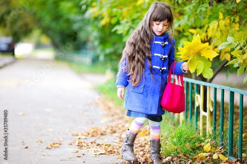  Girls Boots on Funky Little Child Girl In Autumn Atmosphere    Alinute  35789480