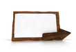 vieux panneau en bois et flèche. Wooden sign