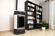 intérieur avec bibliothèque