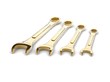 Set of golden spanners. Concept - new technology. Set of golden spanners. Concept - new technology.