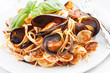 Spaghetti mit Muscheln