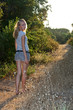 Young woman in a forest Young woman in a forest