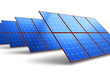 Illustration: Rows of solar battery panels Rows of solar battery panels