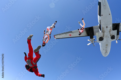 Photo: Skydiving photo Skydiving photo