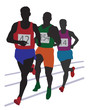 Vektor: Running mans Running mans