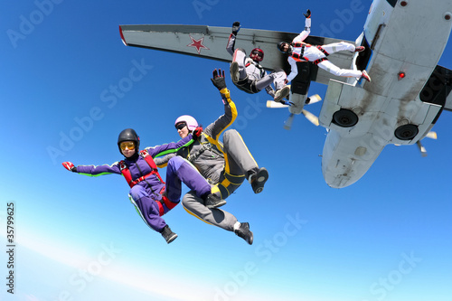 Photo: Skydiving photo Skydiving photo