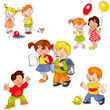 set of children. set of children.