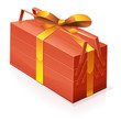 Boite à outils en cadeau (ruban or)