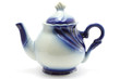 Teapot close-up on a white background