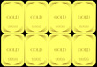 Gold background.
