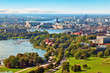 Aerial panorama of Stockholm, Sweden