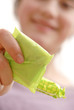 femme serviette hygiénique