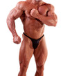 bodybuilder flexing