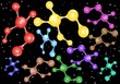 Conexion de moleculas en el espacio