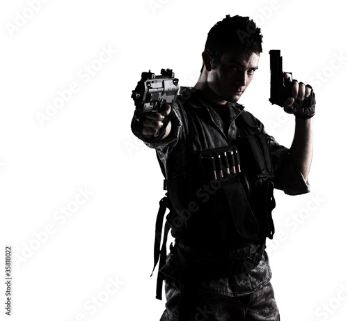 Photo: young soldier young soldier