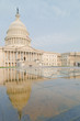 Capitol Hill building with reflection - Washington DC USA