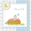 baby shower in a small pool