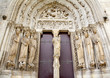 Paris - east portal of Saint Denis cathedral Paris - east portal of Saint Denis cathedral