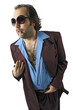 Sleazy guy with sunglasses