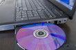 Photo: Loading software into a laptop Loading software into a laptop