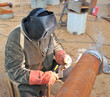 Photo: industrial steel welding industrial steel welding