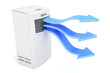 Air conditioner blowing cold air