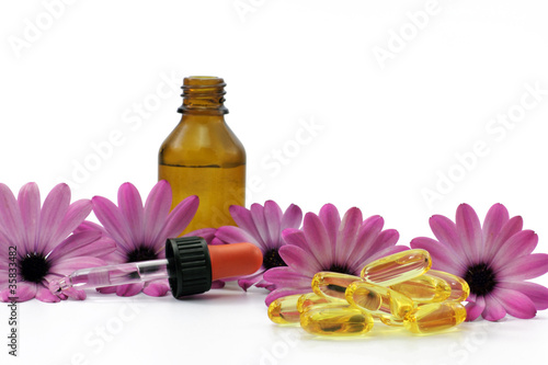 Foto: tropfen mit blumen tropfen mit blumen