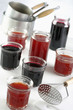 Confiture de myrtille et gelée de raisin