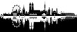 München Skyline gespiegelt