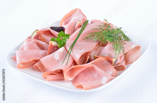Foto: Mortadella mit frischen Feigen Mortadella mit frischen Feigen
