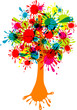 Blot abstract tree, vector Blot abstract tree, vector