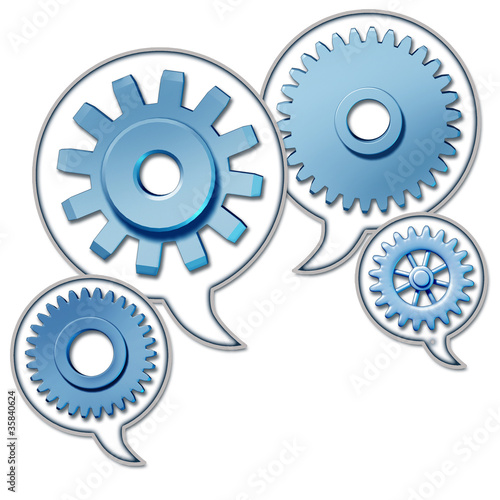 Illustration: Business networking Business networking
