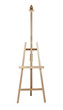 Artist easel isolated