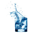 Splash in the glass