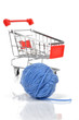 Ball of wool and shopping list