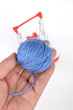 Ball of wool and shopping list