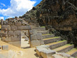 Inca ruined fortress at Ollantaytambo, near Cuzco