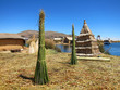 Floating Uro Islands on Lake Titicaca, near Puno, Peru