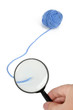 Magnifier and wool