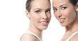 two women beauty portrait