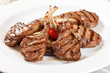 Grilled meat ribs Grilled meat ribs