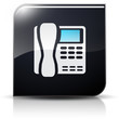 Symbole glossy vectoriel téléphone fax contact Symbole glossy vectoriel téléphone fax contact