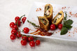 Foto: Omelette rolls with cottage cheese Omelette rolls with cottage cheese