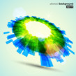 Abstract background with glowing lights Abstract background with glowing lights
