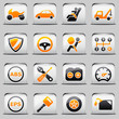 button White_orange Automotive