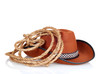cowboy hat with a lasso
