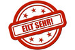 Sternen Stempel rot rel EILT SEHR!