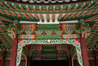 temple painting detail seoul south korea asia