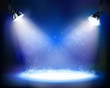 Stage spotlights. Vector illustration. Stage spotlights. Vector illustration.